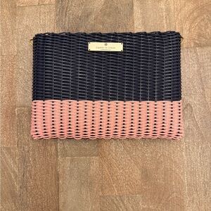 Squeeze de Citron Navy and Pink Woven LemonDrop